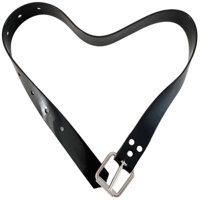 Aquatic Hunt - 50" (1.27M) Black Silicone Dive Weight Belt with 316 Stainless Steel Roller Buckle