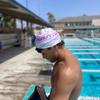 Swim Caps - Butterfly Backstroke Freestyle Breaststsroke - Light 2021 Collection | SNT (Freestyle White) view 3