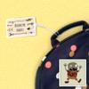 Kids Labels Durable Large Luggage & Bag Tag Zombie Design view 2