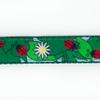Country Brook Design - Ladybugs Picnic Ribbon on Green Nylon Webbing (1 Inch, 10 Yards) view 3