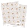 2"" Round Boho Bear Baby Shower Thank You Favor Stickers - Set of 40 (Neutral) view 4