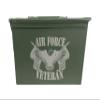 Ammo Can Man | Laser Engraved Air Force Veteran | Grade 1 Military Ammo Can | 30 Cal, 50 Cal or Fat 50 with Locking Kit Option (50 Cal - Engraved - Air Force Veteran) view 4