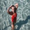ARENA Women's Solid Team MaxLife Swimsuit Swim Tech Back One Piece Racing Bathing Suit Competition Training Swimwear, Asphalt/Black, US Size 18 view 3