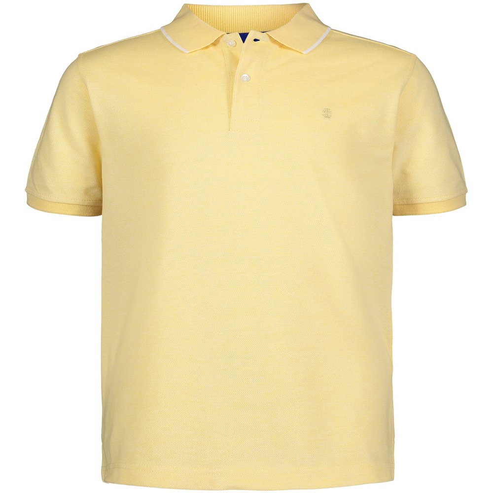 Izod Boys Short Sleeve Pique Polo Shirt, Golden Haze, 5 US