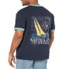 Nautica Mens Printed T-Shirt, Navy, Small US view 2