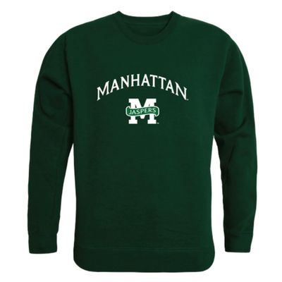 W Republic Manhattan College Jaspers Campus Crewneck Sweatshirt Forest X-Large
