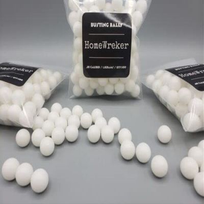 HOMEWREKER Busting Balls .50 Cal Less Lethal Kinetic Impact PROJECTILES TR50 HDP50 HDR50