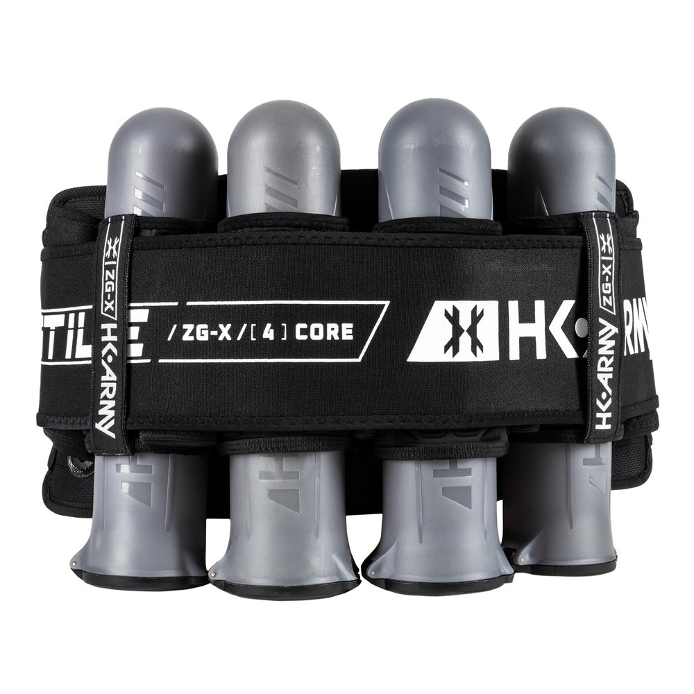 HK Army Zero-GX Paintball Harness with Adjustable Strap (Stealth, 4+3+4)