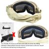 Hdlsina Tactical Safety Goggles Airsoft Goggles Anti Fog Military Glasses Tactical Shooting Goggle Protective Eye (KHAKI DK) view 4
