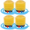 4pcs Bed Beach Pool Toys Bellows Inflatables Ring Exercise Float Yoga Ball Balls Adults Portable Foot Mattress Swimming Pump for Boat Inflatable view 1