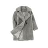 Toddler Kid Baby Girls Wool Coats Button Pocket Long Winter Coat Fall Winter Outwear Clothes 1-6 Years (Grey, 2-3 Years) view 3