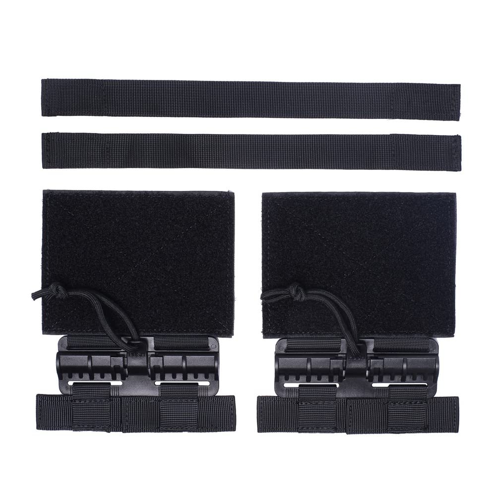 Tactical Quick Release Cummerbund MOLLE Removal Buckle ROC Conversion Kit for JPC CPC NCP XPC 6094 420 Hunting Vest (Black)