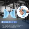 HXD-ERGO Tricep Rope with Ergonomic Handles, 36 Inch Tricep Pull Down Rope for Cable Machine, Pulley System, Triceps Rope Cable Attachment for Gym, Home (Blue) view 2