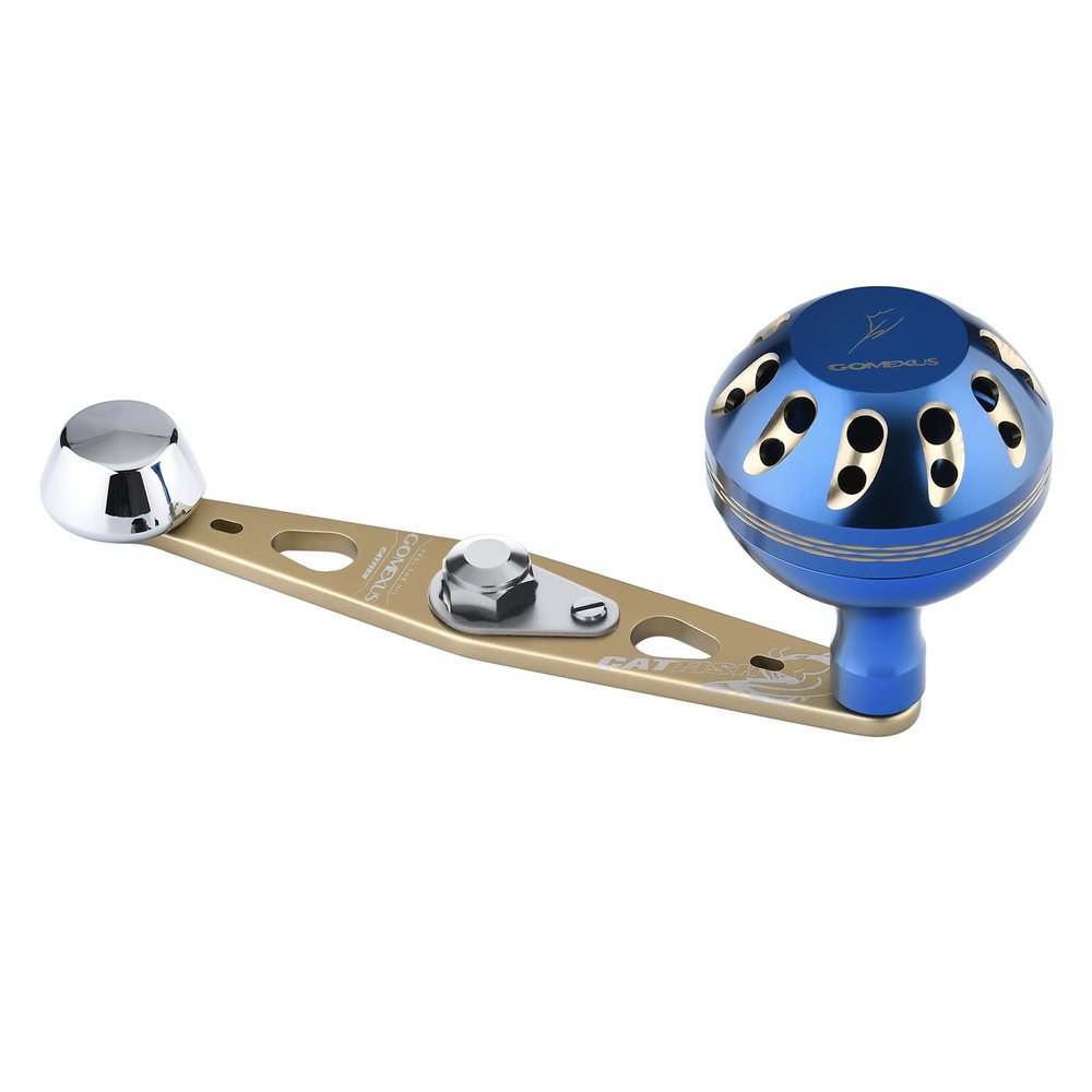 GOMEXUS Power Handle Compatible for Abu Garcia Ambassadeur C3/C4/S/SX 5000-6600 Round Fishing Reel Catfishing Handle