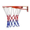 WILLWA All-Weather Basketball Net Red+White+Blue Tri-Color Basketball Hoop Net Powered Basketball Hoop Basket Rim Net view 1