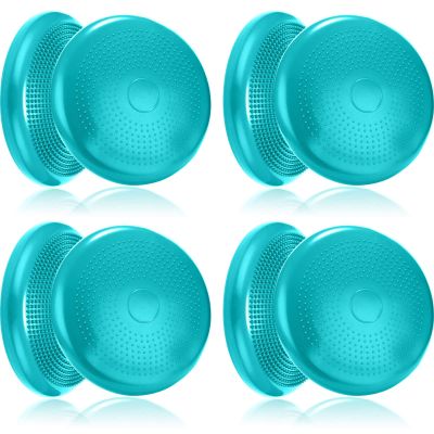 Jerify 4 Pcs Wiggle Seat Summer Inflated Wobble Cushion Stability Balance Pad Balance Disc Sensory Seat for Men Women Fitness Physical Exercise Improving Posture Home Office(Lake Blue)