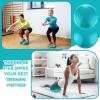 Jerify 4 Pcs Wiggle Seat Summer Inflated Wobble Cushion Stability Balance Pad Balance Disc Sensory Seat for Men Women Fitness Physical Exercise Improving Posture Home Office(Lake Blue) view 4