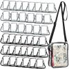 Cunno 20 Pcs Clear Crossbody Bag Stadium Approved Messenger PVC Shoulder Purse for Women Work Business Travel Concerts Sports Events view 1