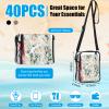 Cunno 20 Pcs Clear Crossbody Bag Stadium Approved Messenger PVC Shoulder Purse for Women Work Business Travel Concerts Sports Events view 4