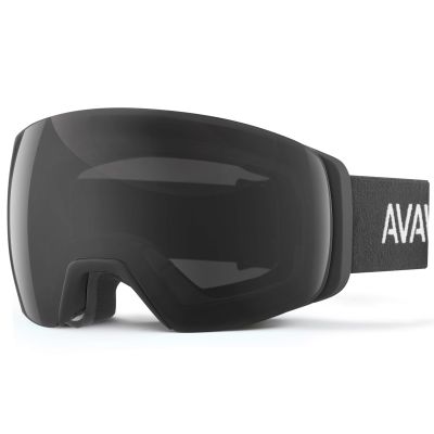 AVAWAY Ski Goggles Men, Silver Lens Snowboarding Goggles, Small Size Magnetic Snow Goggles Women, Anti-fog Skiing Goggles