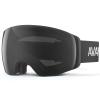 AVAWAY Ski Goggles Men, Silver Lens Snowboarding Goggles, Small Size Magnetic Snow Goggles Women, Anti-fog Skiing Goggles view 1