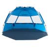 Leedor Beach Tent Sun Shelter Instant Beach Umbrella Easy with UPF 50+ UV Portable Windproof Pop Up Shade for 3 to 4 Person for Family Patent Pending view 1