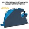 Leedor Beach Tent Sun Shelter Instant Beach Umbrella Easy with UPF 50+ UV Portable Windproof Pop Up Shade for 3 to 4 Person for Family Patent Pending view 3
