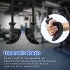 HXD-ERGO Tricep Rope with Ergonomic Handles, 36 Inch Tricep Pull Down Rope for Cable Machine, Pulley System, Triceps Rope Cable Attachment for Gym, Home (Black) view 2