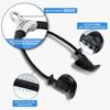 HXD-ERGO Tricep Rope with Ergonomic Handles, 36 Inch Tricep Pull Down Rope for Cable Machine, Pulley System, Triceps Rope Cable Attachment for Gym, Home (Black) view 4