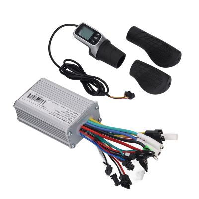 Alomejor Electric Scooter Conversion Kit, Controller and LCD Meter, Compatible with 24V 36V 48V Motors, Easy Installation, Perfect for Urban Commute,