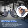 HXD-ERGO Tricep Rope with Ergonomic Handles, 36 Inch Tricep Pull Down Rope for Cable Machine, Pulley System, Triceps Rope Cable Attachment for Gym, Home (Grey) view 2