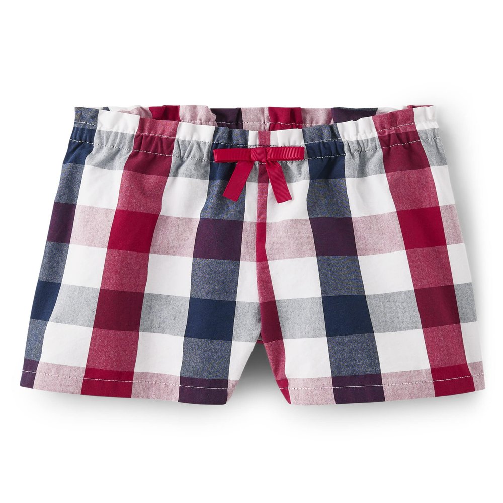 Gymboree Girls and Toddler Pull On Shorts, American Plaid, 10 US