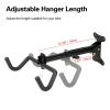 Cyfie Bike Wall Mount Hanger, Bicycle Garage Storage Rack Hook with a Helmet Hook to Hang the Helmet, Horizontal Indoor Bike Holder for Hanging Mountain, Road, Hybrid Bikes view 4
