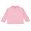 YONGHS Kids Girls Boys Basic Long Sleeve Turtleneck T-Shirts Fall Winter Warm Pullover Thermal Tops Pink 11-12 view 3