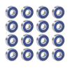 SUOFEILAIMU 16pcs Professional Skateboard Roller Wheels High Precision Shafts Bearing ABEC-9 Steel Scooter Spare Bearings view 1