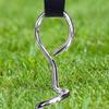 Happyyami 1 Set Ground Anchor Tree Stakes Trampoline Stakes Anchors Fence Stakes Spiral Trampoline Anchor Tent Anchors Camping Stakes Heavy Duty Pet Supplies Portable Galvanized Iron view 4