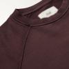 DGKaxiyaHM Men's Relaxed Slim Long-Sleeved Solid Color T-Shirt Pullover Basic Warm Bottoming Shirt Crew Neck Sweatershirt Top (Dark Red,Small) view 4