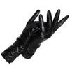 Light Gray Women Leather Gloves, Sheepskin Gloves Female, Women's Winter Mittens,Real Leather Gloves Women Black 7.5 view 1