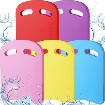 Sosation 5 Pcs Swimming Kickboard Kids Swimming Training Kickboard Pool Aid Float Equipment for Kids Swim Beginner Exercise Accessories(Stylish Color)