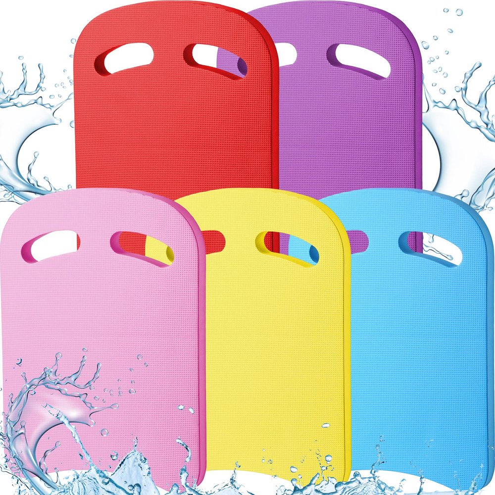 Sosation 5 Pcs Swimming Kickboard Kids Swimming Training Kickboard Pool Aid Float Equipment for Kids Swim Beginner Exercise Accessories(Stylish Color)