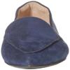 Amazon Essentials Women's Loafer Flat, Navy Microsuede, 7 Wide view 2