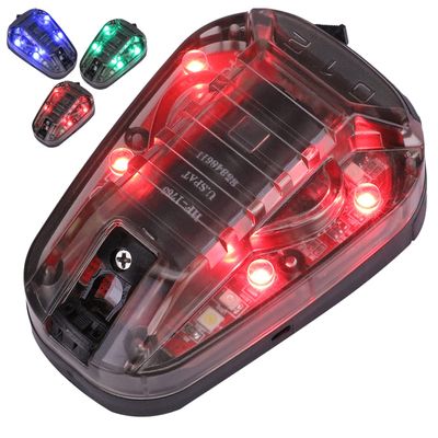 Phoking Tactical Helmet Light Survival Signal Light Military Identification Light IR and Visible LED Helmet Strobe for Outdoor Sports