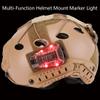Phoking Tactical Helmet Light Survival Signal Light Military Identification Light IR and Visible LED Helmet Strobe for Outdoor Sports view 2