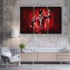 3 Panels Wall Art Bedroom Decor Ronaldo Canvas Prints Bathroom Artwork Framed Home Decorations for Living Room CR7 Paintings Ready to Hang 36x24 in view 4