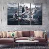 Canvas Wall Art Ready to Hang Ronaldo Pictures Print On Canvas Soccer Star Messi Posters and Prints 3 Panels Modern Artwork for Home Walls Home Decorations Canvas Wall Art for Living Room 42x28 in view 4