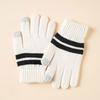 SCAPH Ski Gloves Waterproof Breathable Snowboard Gloves Insulated Warm Winter Snow Gloves Women Gloves (Color : 1-White, Size : One Size) view 2