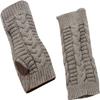 SCAPH Winter Knit Convertible Fingerless Gloves Wool Gloves Thermal Gloves Unisex Women Mittens (Color : Grey-4, Size : X-Large) view 1