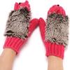 SCAPH Ski Gloves Waterproof Breathable Snowboard Gloves Insulated Warm Winter Snow Gloves Women Gloves (Color : 5-hot Pink, Size : One Size) view 2