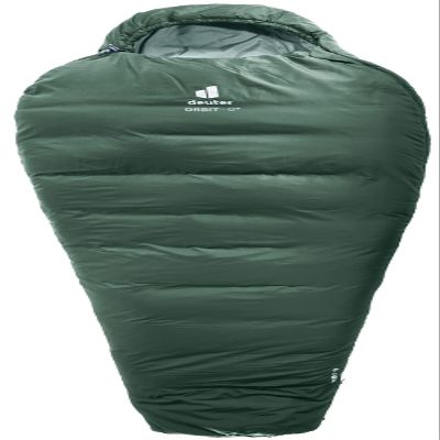Deuter Orbit 0 SL Sleeping Bag, Synthetic Fibre, Ivy-Sage, Slim Line