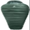 Deuter Orbit 0 SL Sleeping Bag, Synthetic Fibre, Ivy-Sage, Slim Line view 1